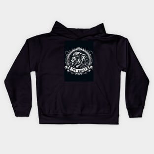 lion mecha Kids Hoodie